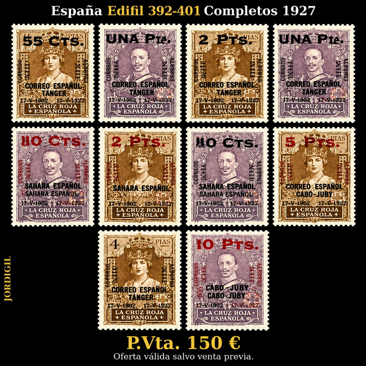 España · Edifil 392-401